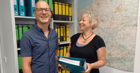 Katrin Lüttger und Jörg Theurer