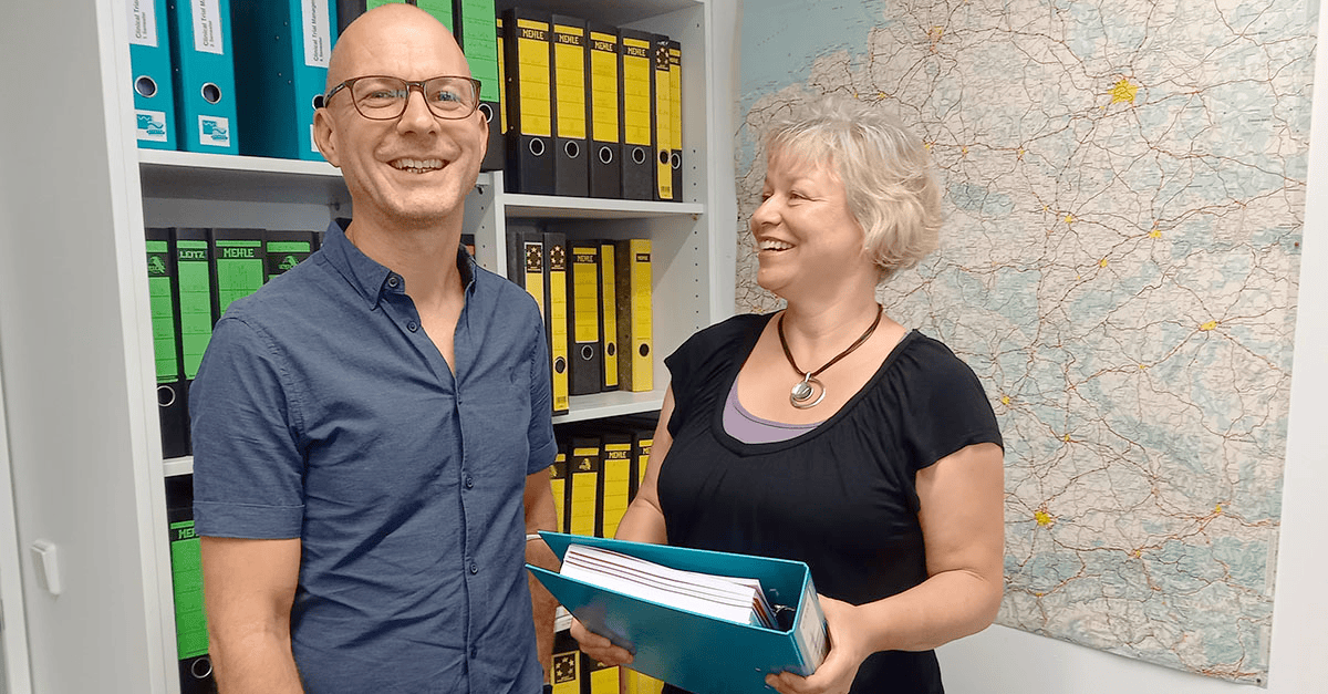 Katrin Lüttger und Jörg Theurer